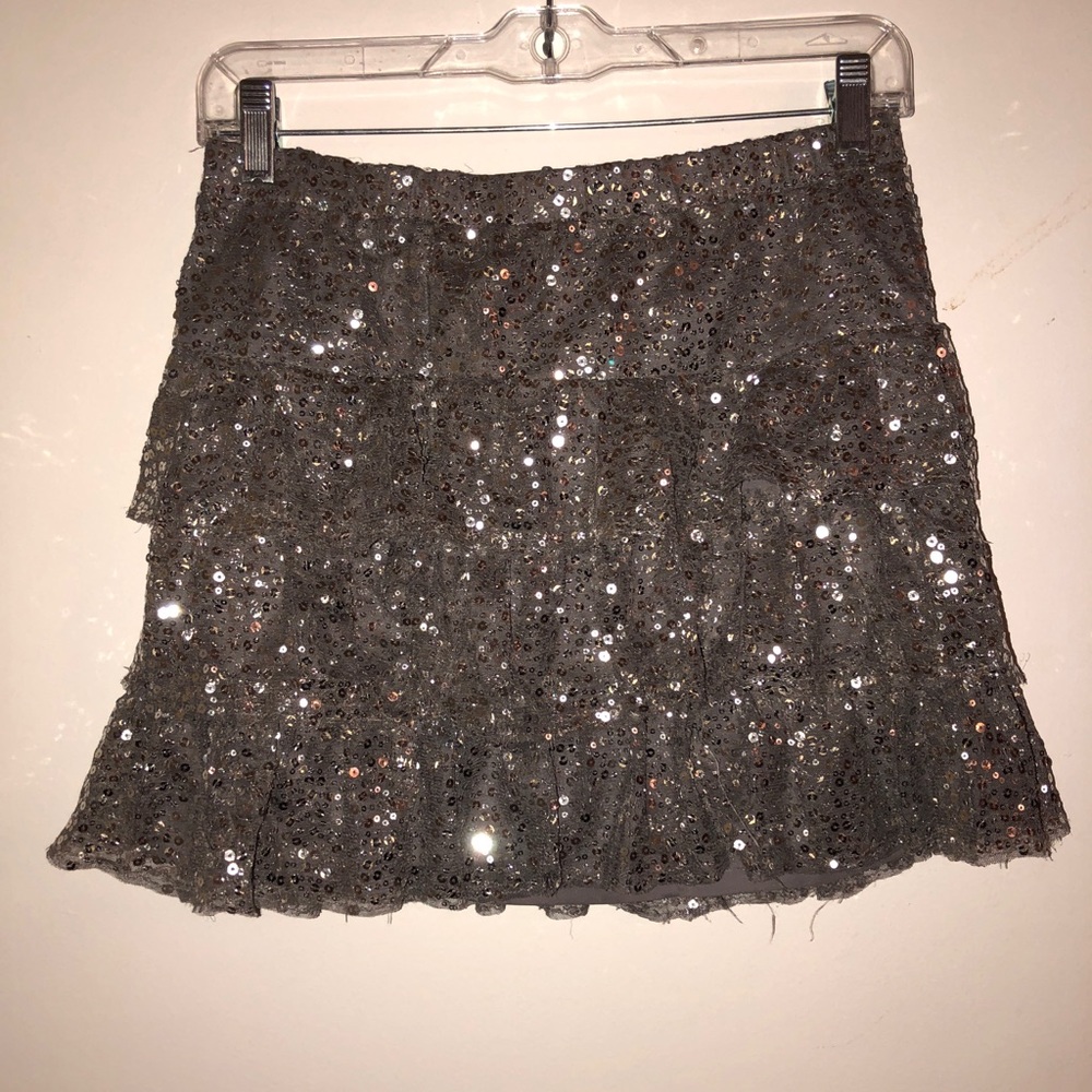 Express Cute Ruffled Skirt With Embellishment - image 1